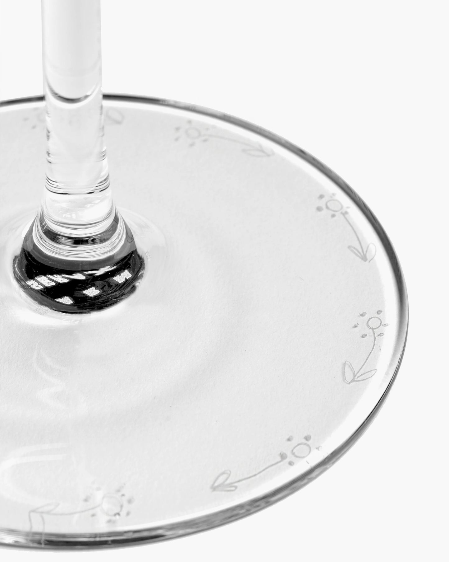 Red Wine Glass Anenome Vaniglia