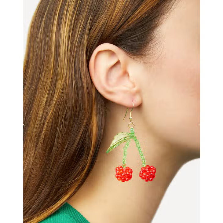 Mini Cherry Earrings
