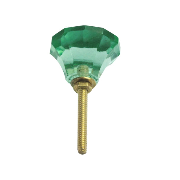 Mint Glass Drawer Knob