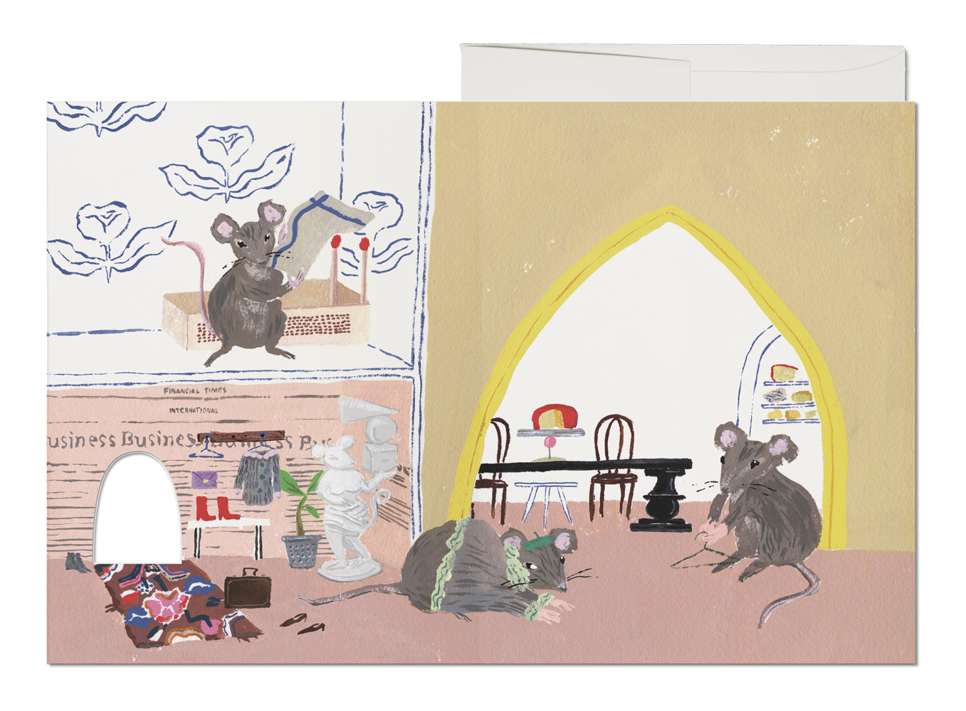 Mouse House Thank You Card