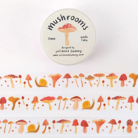 Mushrooms Washi Tape
