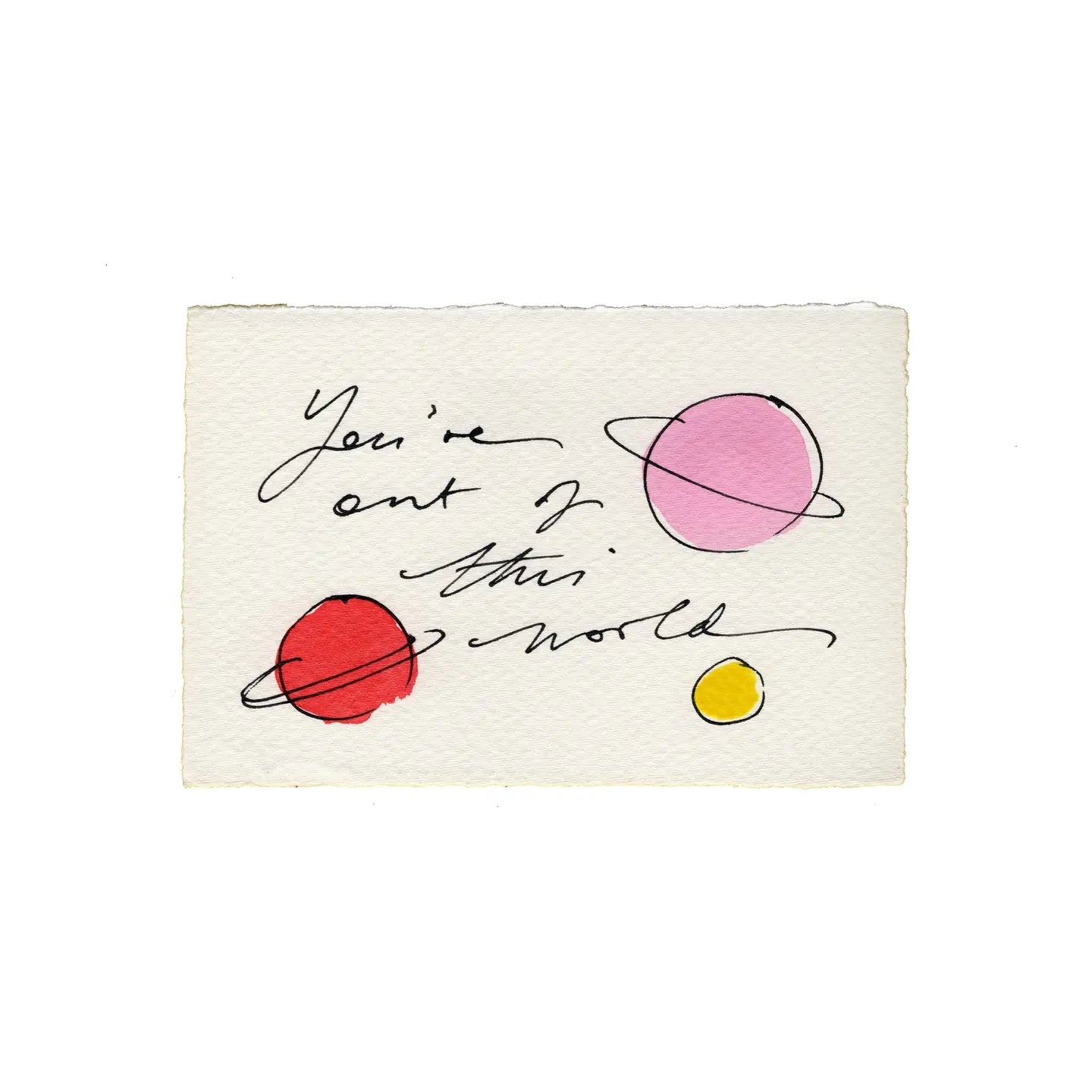 Out of this World Valentine's Day Card