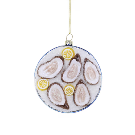 Oysters on Ice Ornament