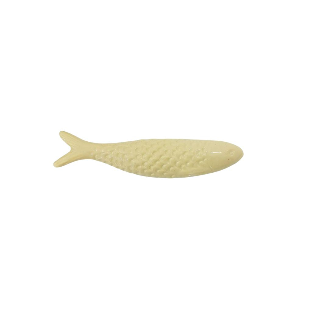 Ceramic Sardine - Pale Yellow