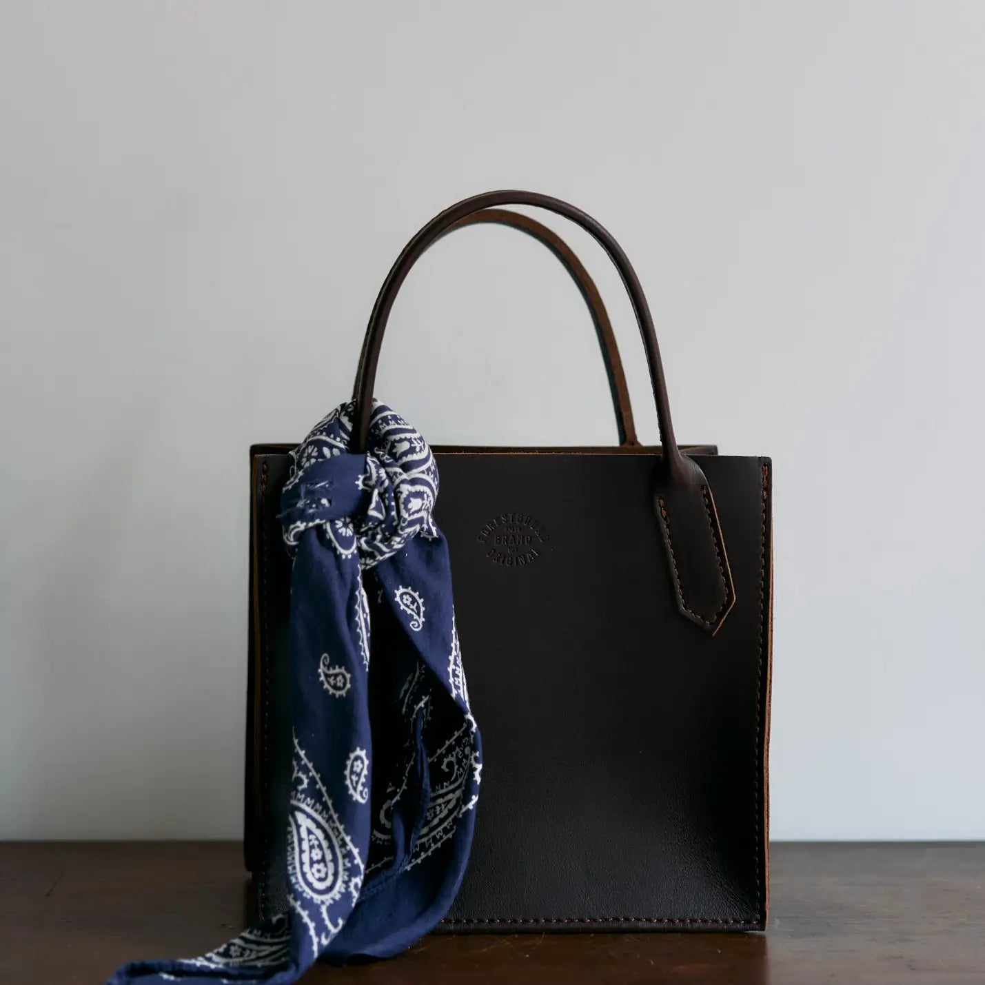 Petite Leather Dock Bag in Brown Latigo