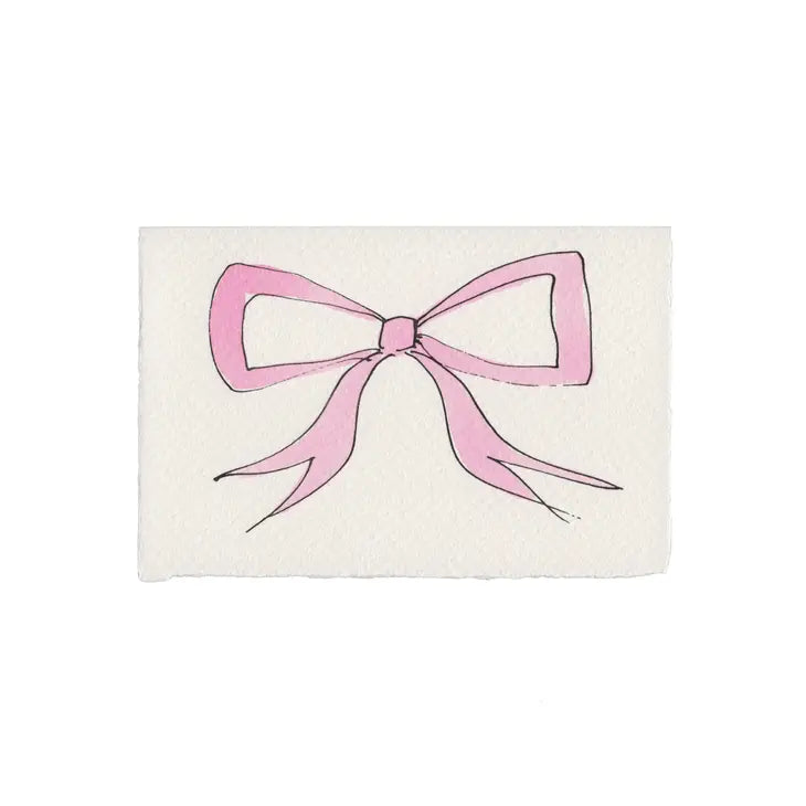 Pink Bow Card