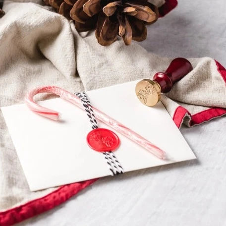 Poppy Wax Seal Stamp and Wax Stick Set