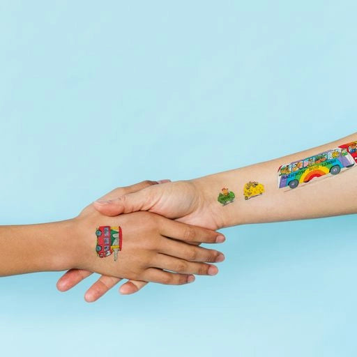 Things That Go Richard Scarry Tattoo Sheet