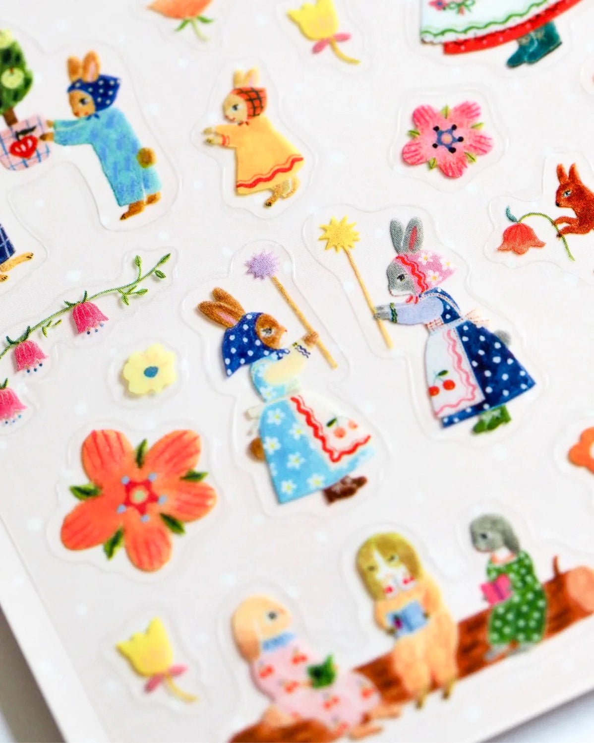 Rabbit Garden Sticker Sheet