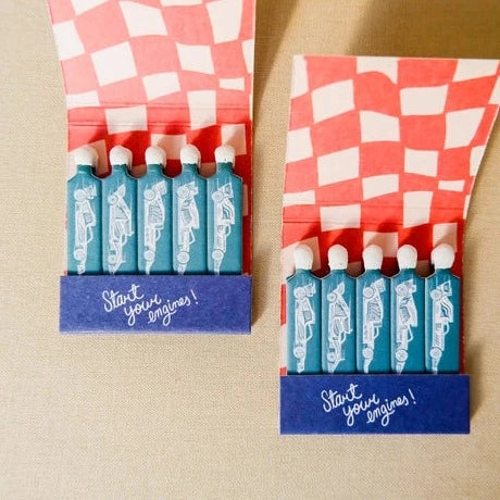 Race Car Matchbook