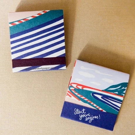 Race Car Matchbook