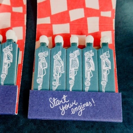 Race Car Matchbook