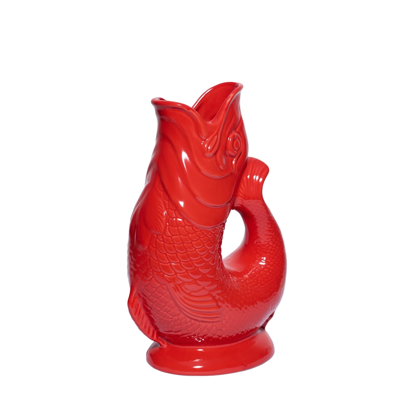 Red Gluggle Jug