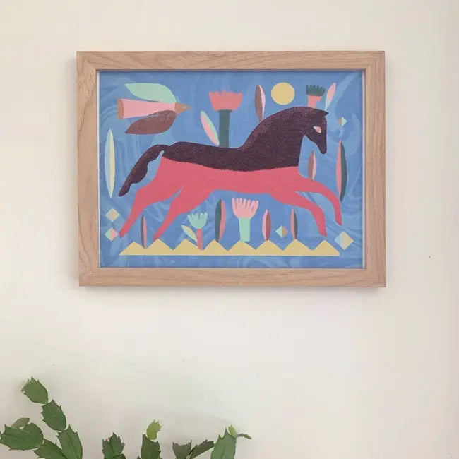 Red Horse Print
