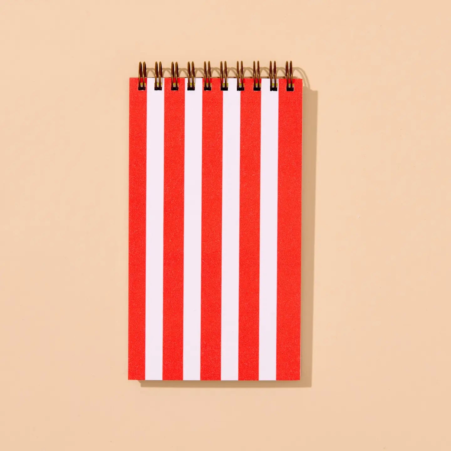 Red Stripe Pocket-Sized Spiral Notebook
