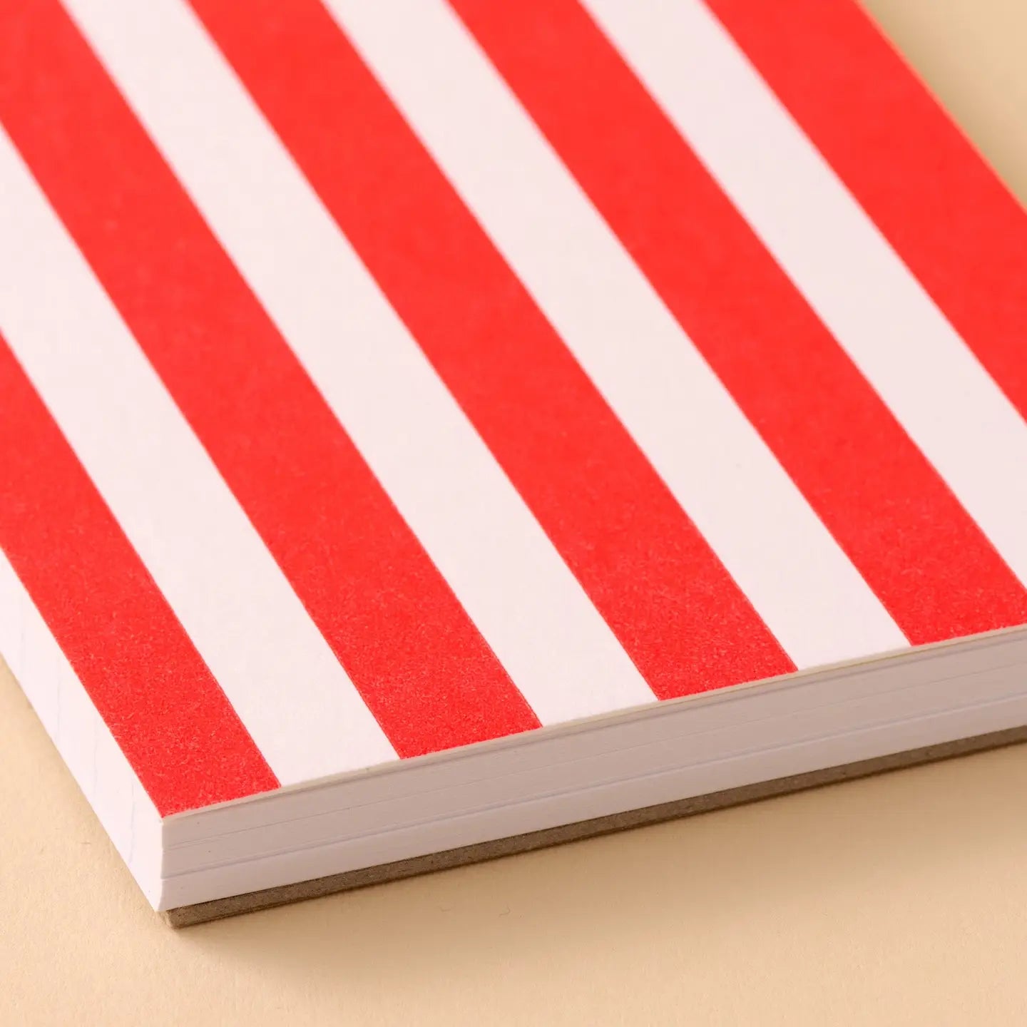 Red Stripe Pocket-Sized Spiral Notebook