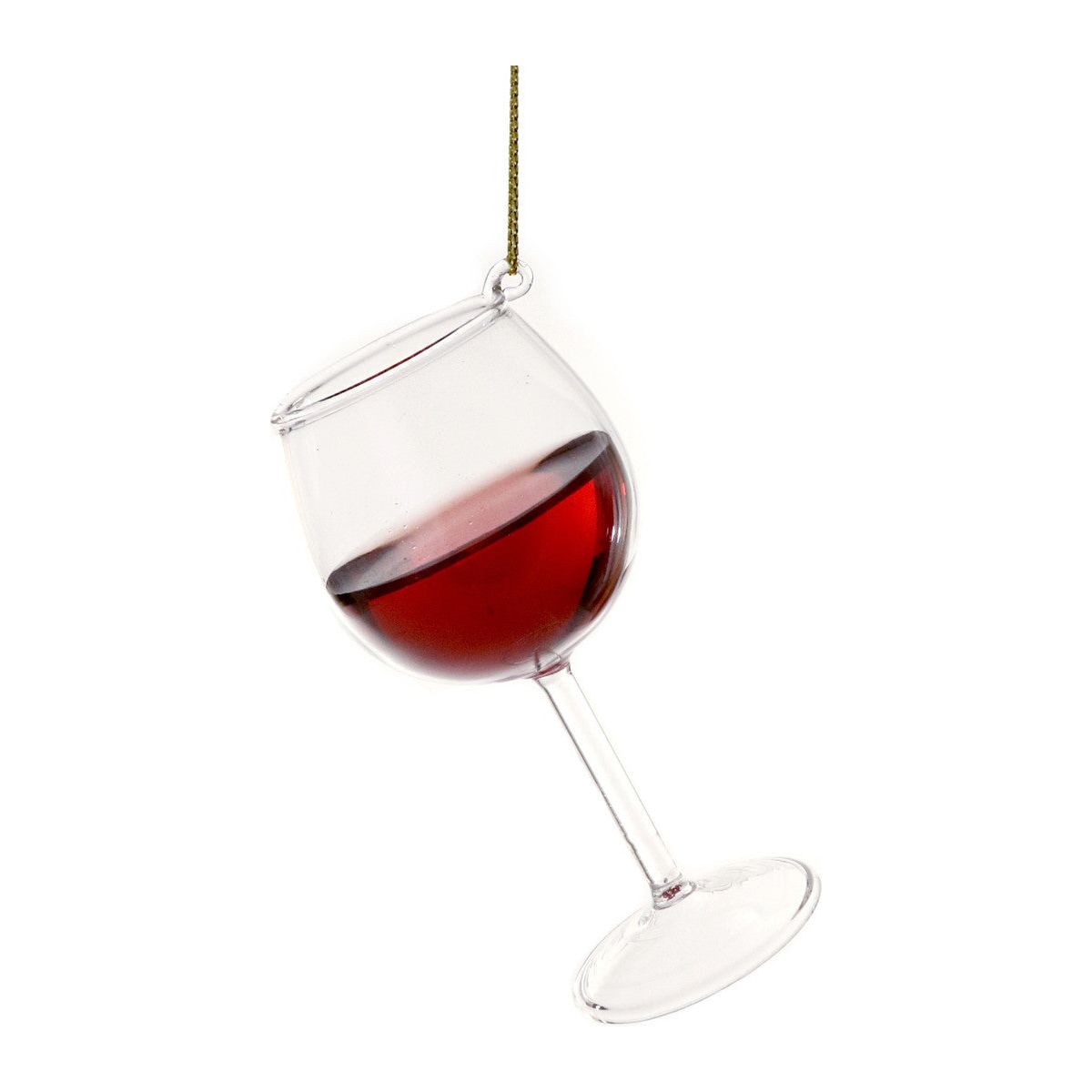 Red Wine Glass Ornament