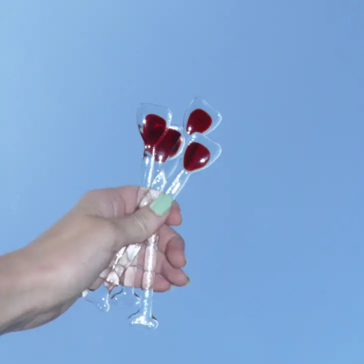 Red Wine Happy Hour Drink Stirrer