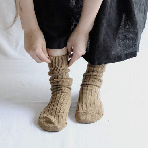 Egyptian Cotton Ribbed Socks