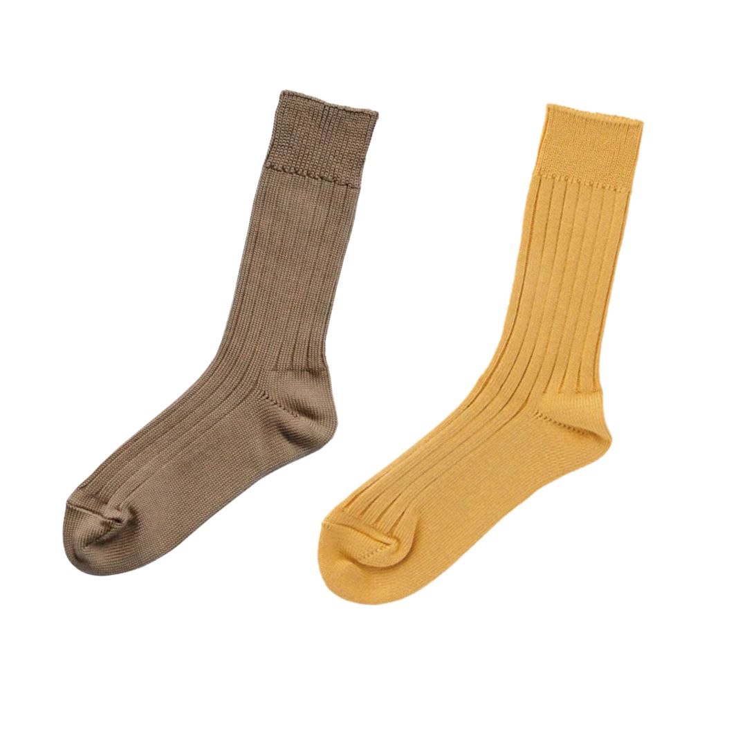 Egyptian Cotton Ribbed Socks
