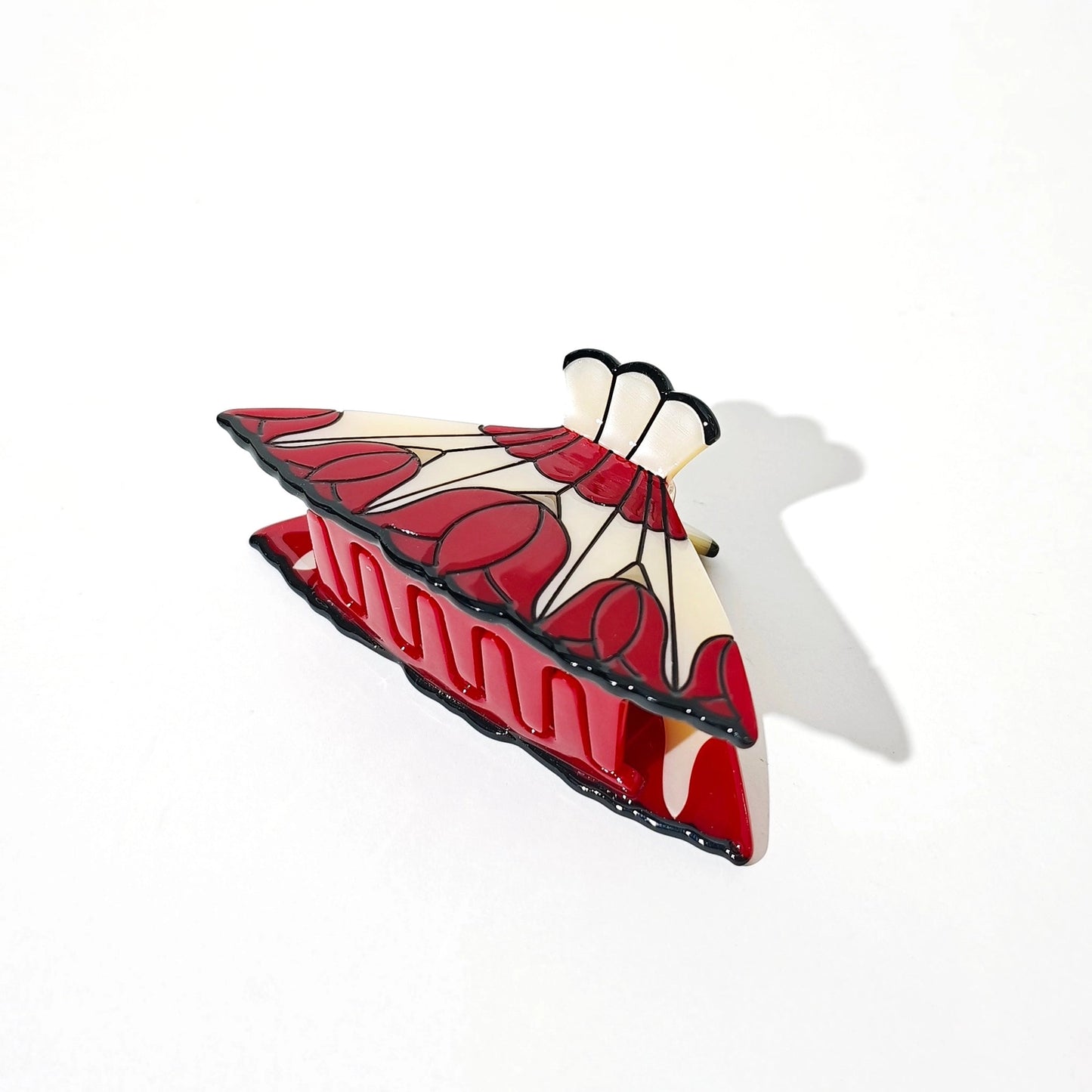 Rose Lamp Claw Clip