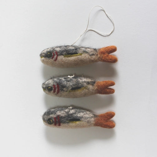 Sardine Ornament Set