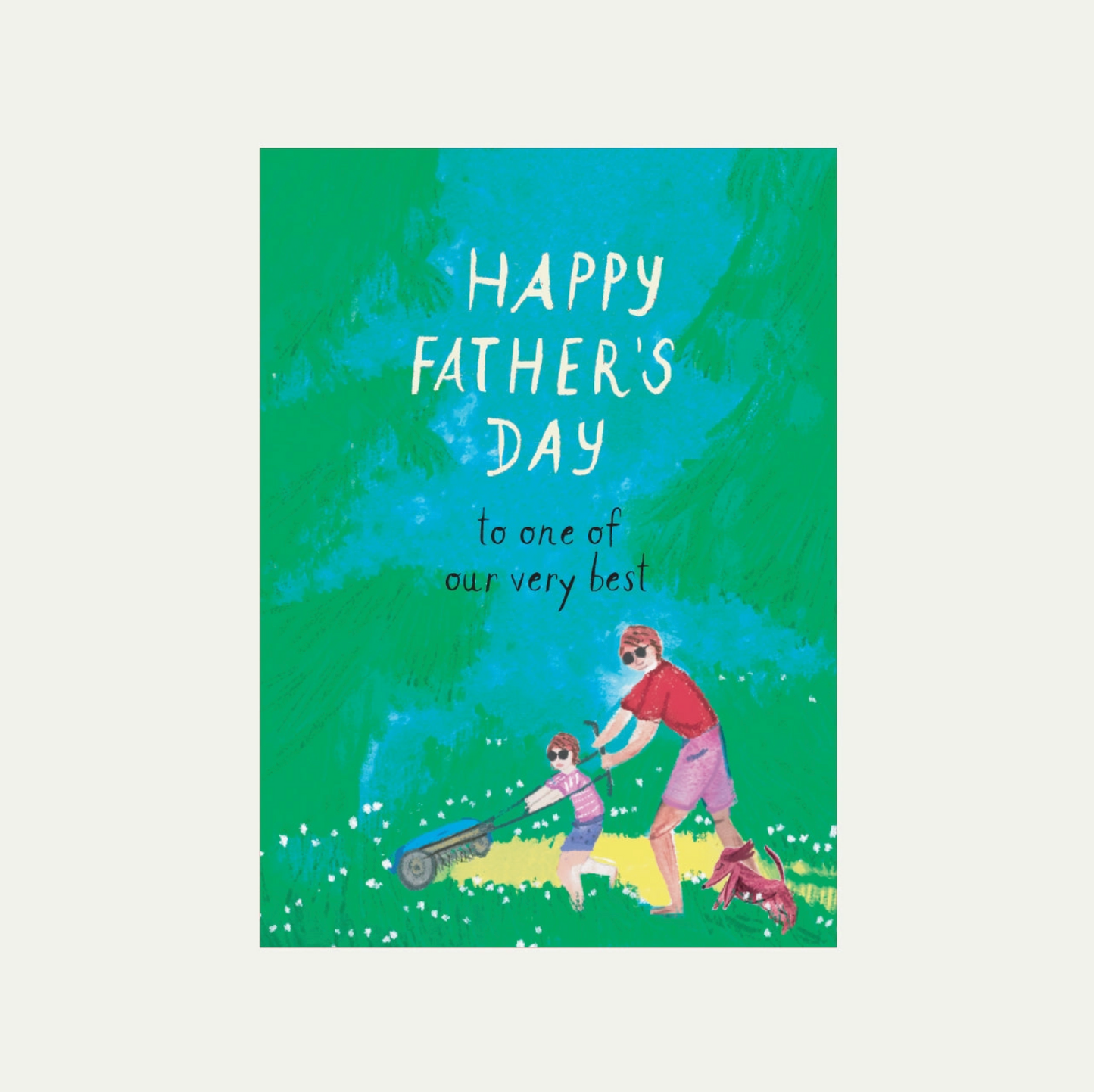 Let's Mow the Lawn Father's Day Card