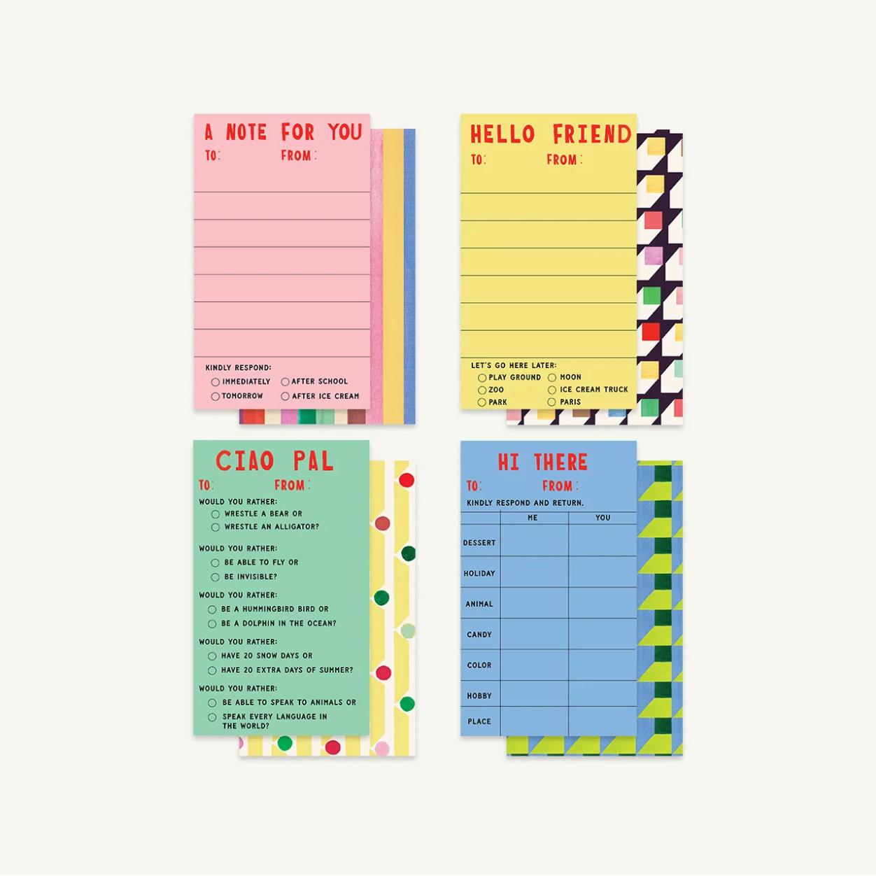 Top Secret Friendship Notes