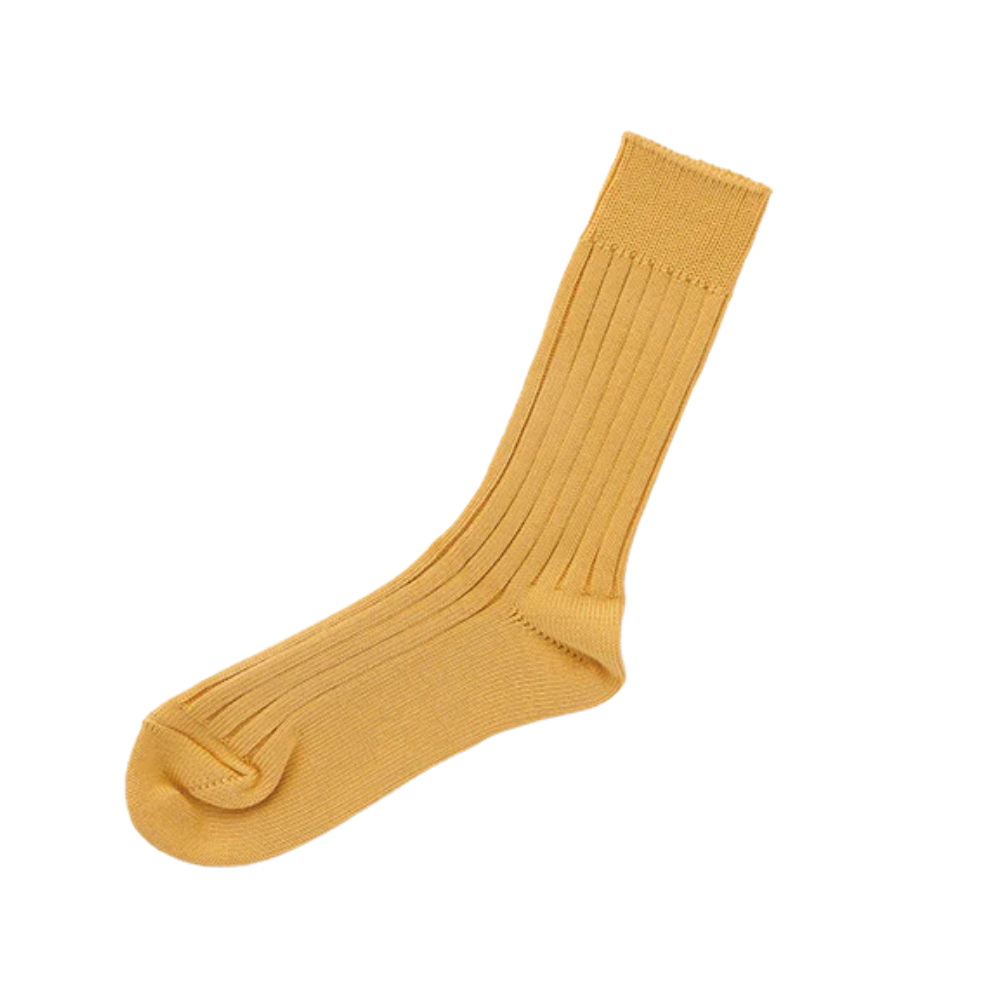 Egyptian Cotton Ribbed Socks