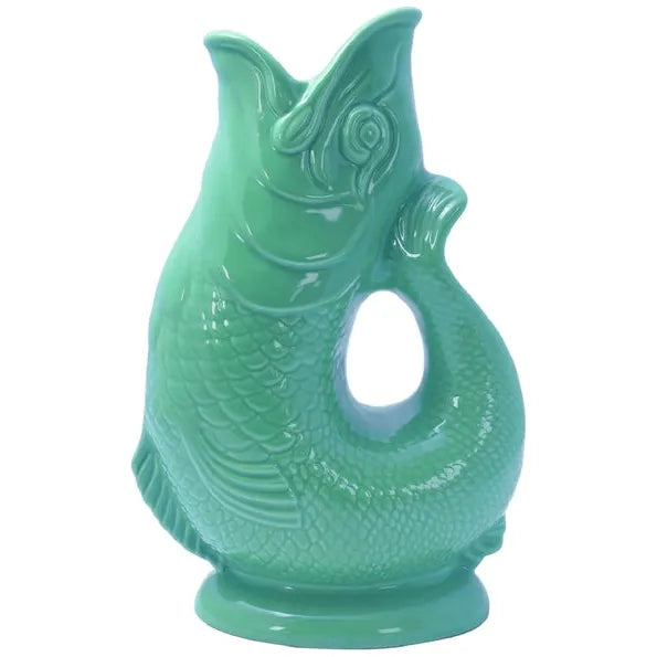 Sea Green Gluggle Jug