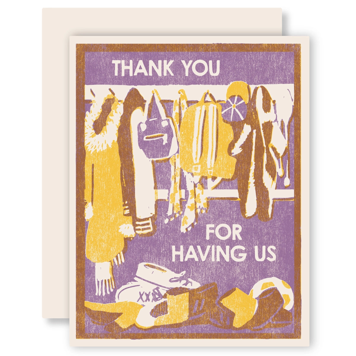 Thank You For Having Us Card