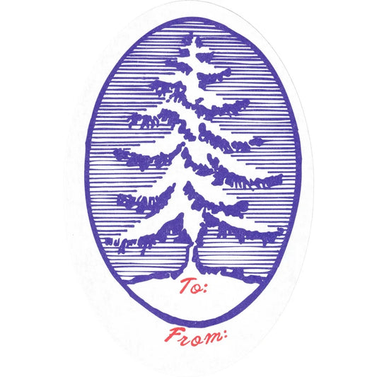 Oval Tree Gift Tags