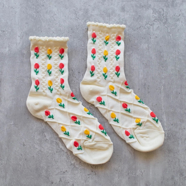 Tulips Casual Socks