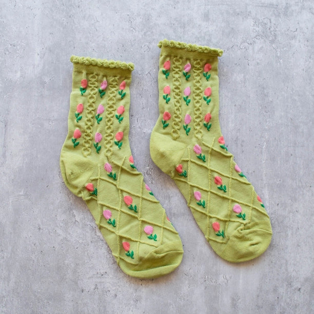 Tulips Casual Socks