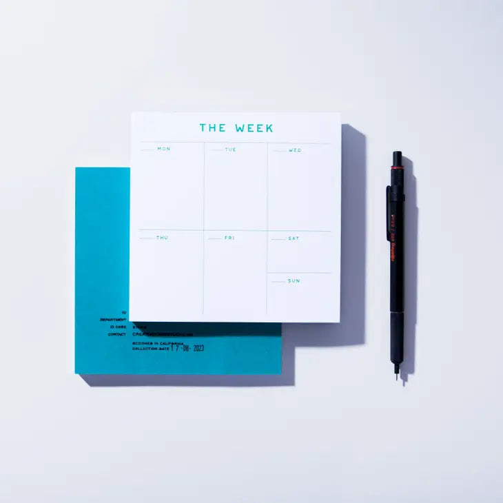 Weekly Planner Notepad