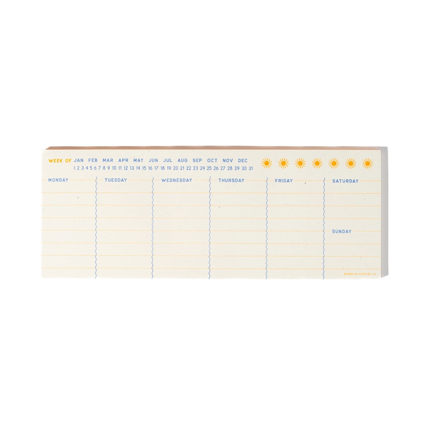 Weekly Planner Notepad