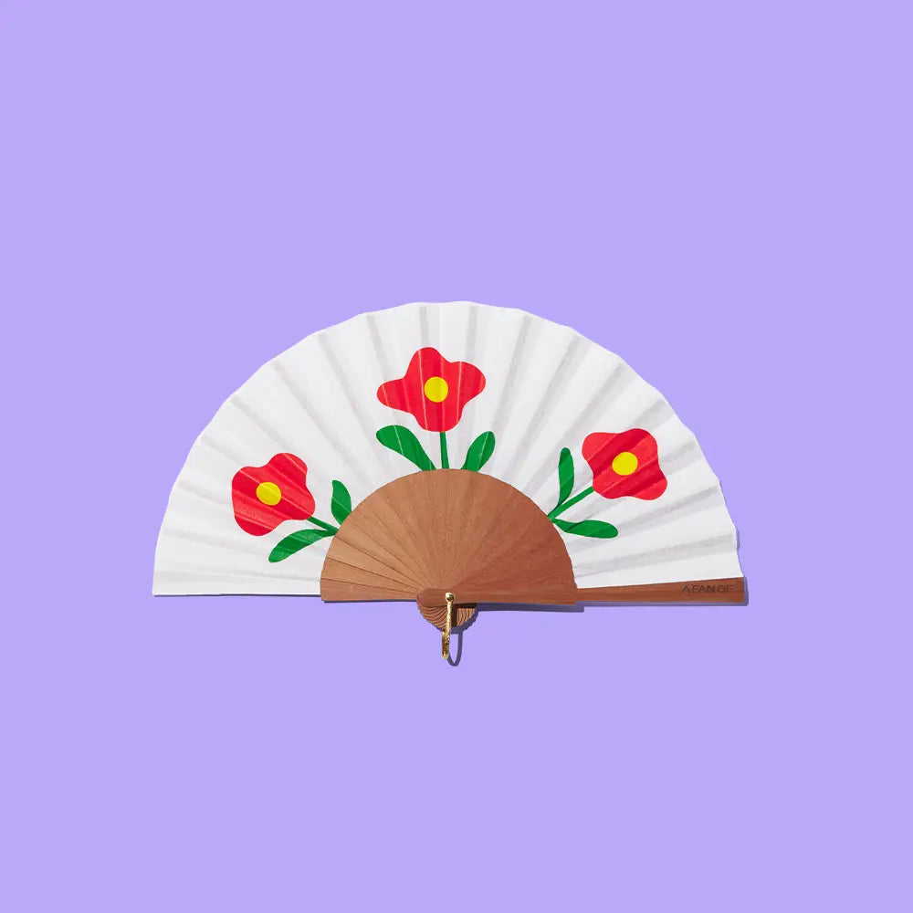 Wild Poppies Fan