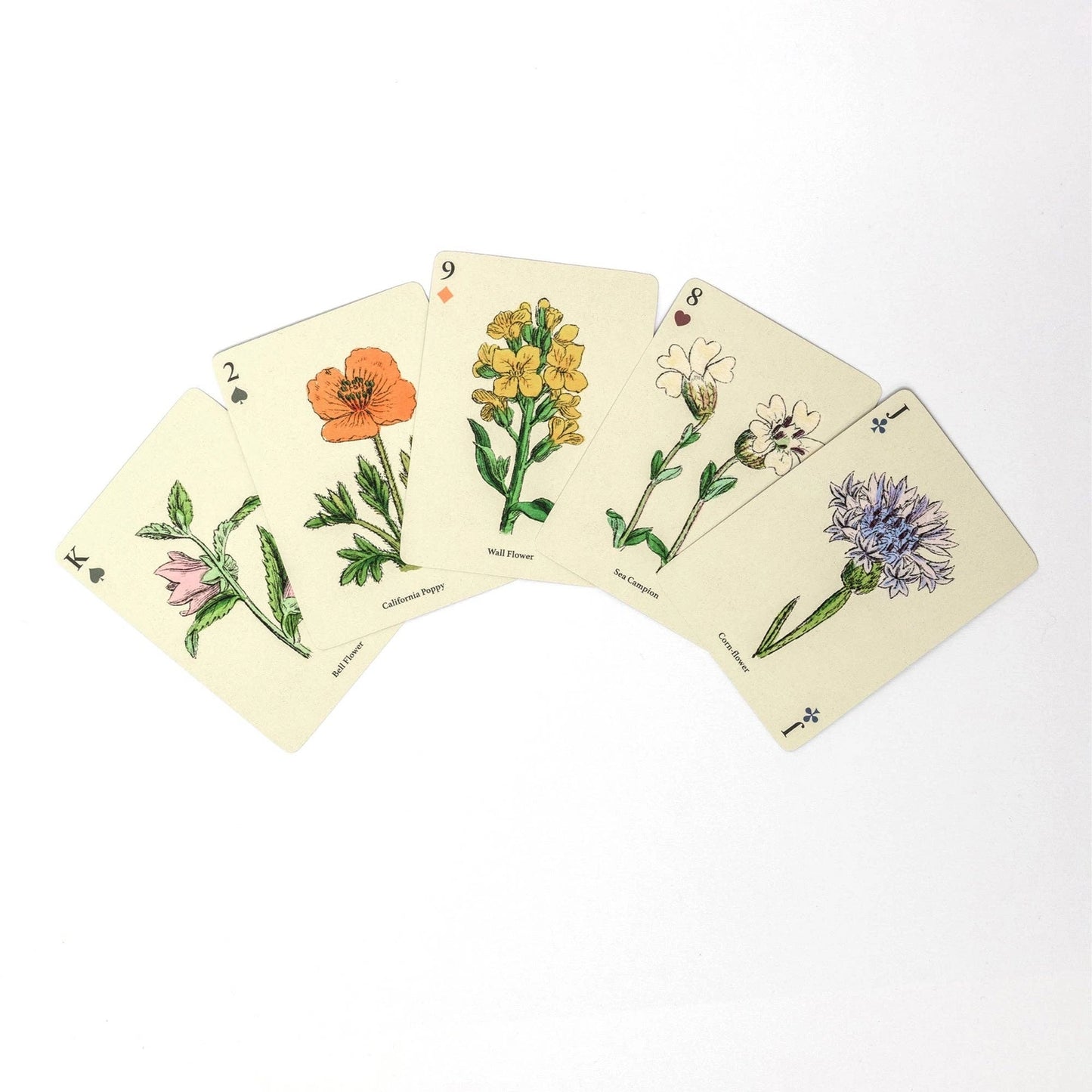 Wildflowers Playing Cards