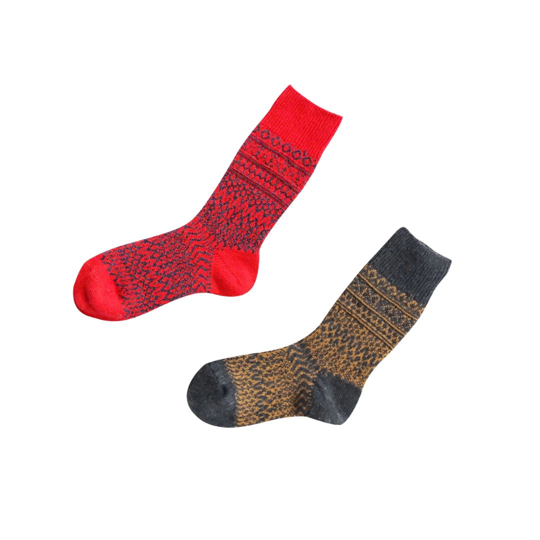 Wool Jacquard Socks