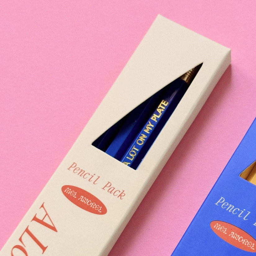 A Lot On My Plate Pencil 4 Pack