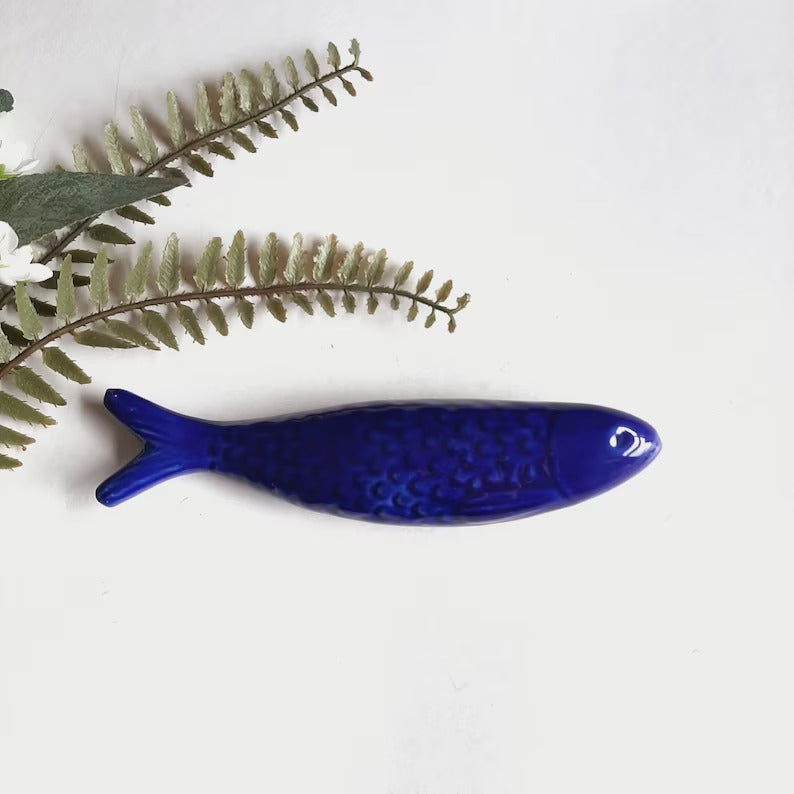 Ceramic Sardine - Dark Blue