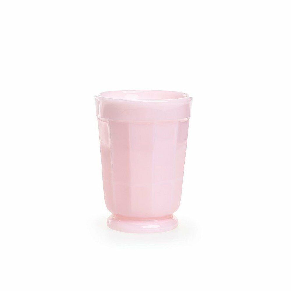 Pink Glass Panel Tumbler