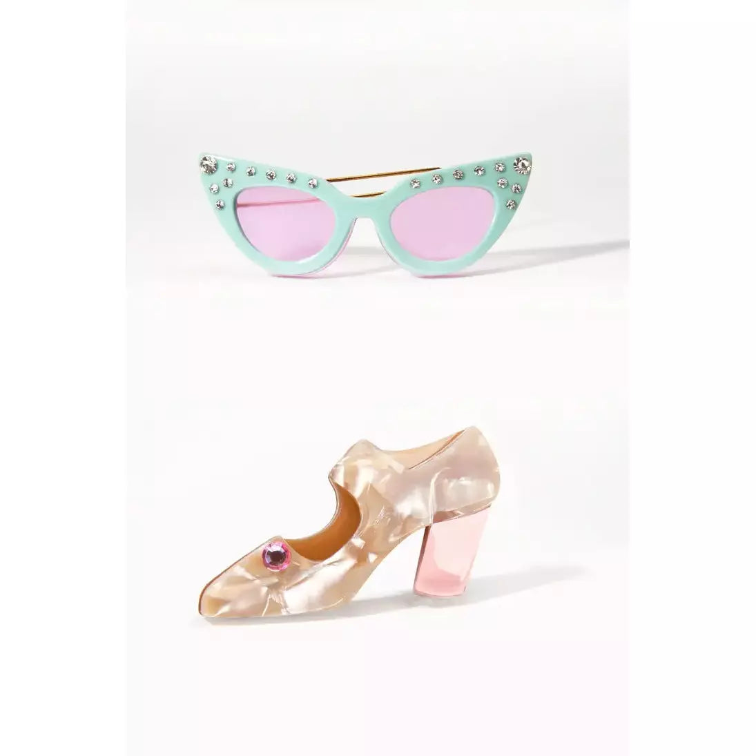Sunglasses & Heel Hair Pin Set