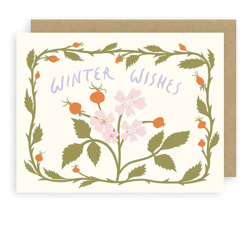 Winter Wishes Greeting Card