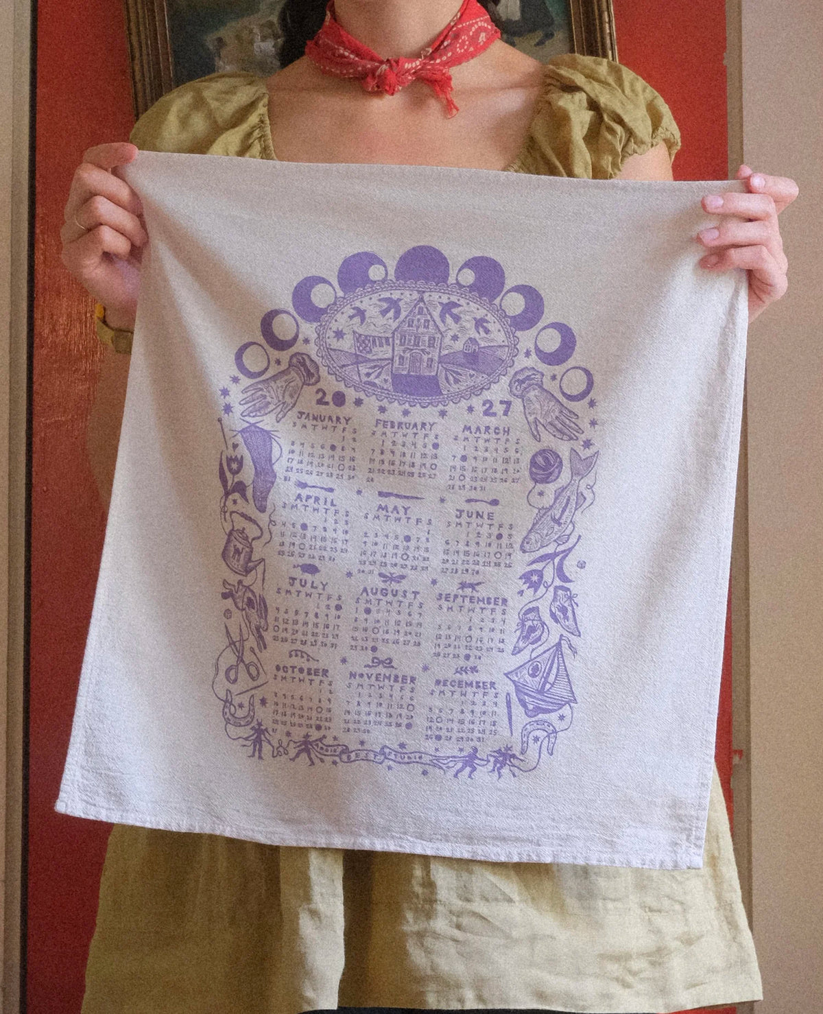 2027 Tea Towel Calendar