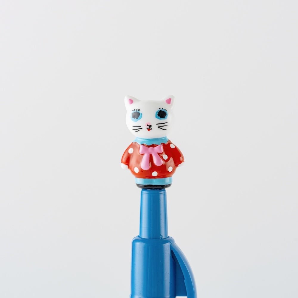 Yumi Kitagishi: Ballpoint Pen - White Cat