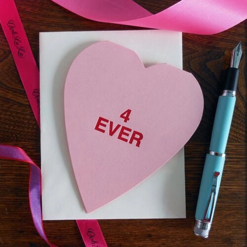4 Ever Conversation Heart Card