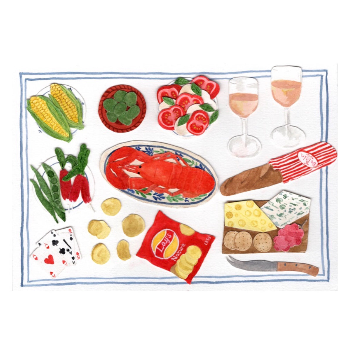 A Very Good Picnic Card