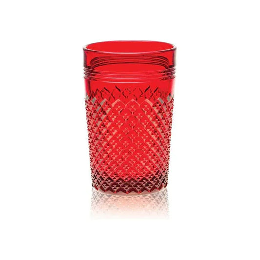 Addison Glass Tumbler - Red