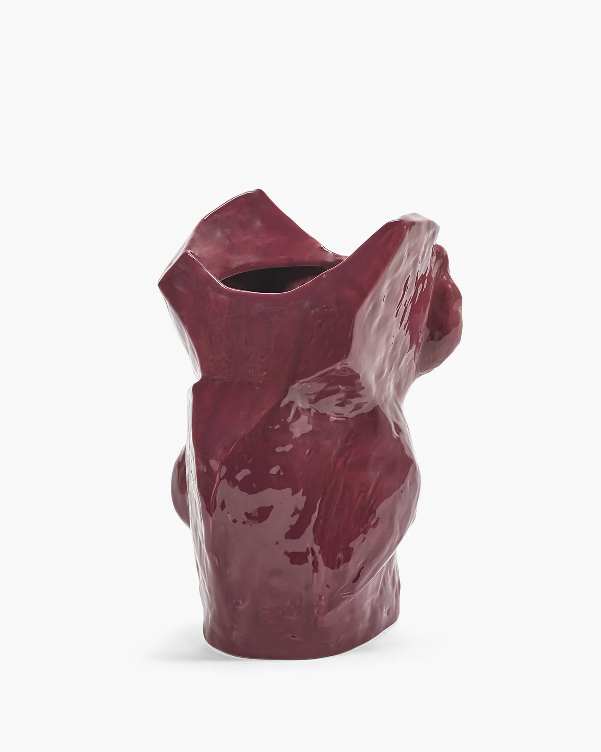 After Midnight Owl Vase - Aubergine